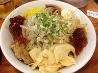 「【限定】冷やしまぜそば¥800+ビール¥420」@つけめんTETSU さいたま特別版の写真