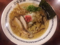 「極鶏らーめん＋替え玉」@二丁目 つけめん GACHIの写真