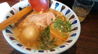「七志味玉ラーメン固め842円(税込)」@とんこつらーめん七志 上大岡店の写真