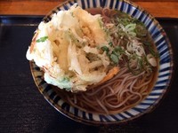 「かき揚げそば450円」@立喰そば ○の写真