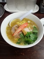 「【限定】カニボシーフード」@ラーメン愉悦処 似星の写真