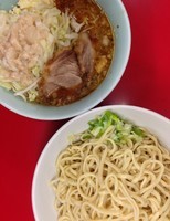 「大ラーメン（790円）+つけ麺（100円）」@ラーメン二郎 中山駅前店の写真