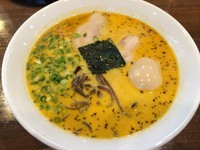 「夏カレー麺＋味玉＋替玉（￥600＋￥120＋￥50）」@七代目 哲麺 大和店の写真