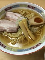「塩ラーメン＋ミニライス」@煮干鰮らーめん 圓の写真