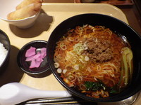 「勝浦担々麺セット」@百代茶屋の写真