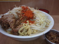 「ラーメン(350g)(730円)(ヤサイニンニクアブラ他)」@ラーメン荘 歴史を刻め 寺田町の写真