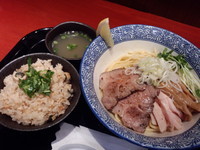 「〖ラゾーナ限定第三弾〗サクマ式 牡蠣の塩油そば680円他」@麺屋 一燈 ラゾーナ川崎店の写真