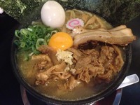 「特・肉玉そば+半ライス（950+0円）」@肉玉蕎麦 おとど 北松戸総本山の写真