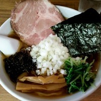 「純煮干冷やしラーメン　７５０円（７月１０日限定）」@へべれ家の写真