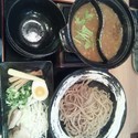 火鍋つけ麺(魚介豚骨＆ベジポタ)(胚芽麺)(あつもり)＋具材