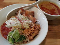 「【限定】まぜまぜトマトタンタンつけ麺￥800円＋チーズごはん」@らーめん カッパハウスの写真