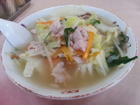 「タンメン（５００円）」@大陸中華そば店の写真