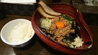 「国税局ブギー：まぜそば」@つけ麺 雀 天満橋店の写真