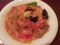 「蕃茄牛肉伴麺」@廣東飯店の写真