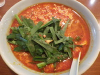 「タンタンメン中辛＋肉ダブル＋にら」@元祖タンタンメン本舗の写真