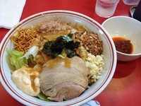 「冷しまぜそば（大盛り）＋辛味」@ドン-キタモトの写真