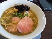 「7.12限定★濃厚煮干ラーメン　780円」@麺道 麒麟児の写真