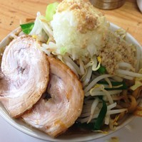 「小ラーメン（200g，全マシ）」@ラーメン 豪麺 GO－MENの写真