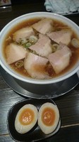 「醤油チャーシュー＋味玉」@麺匠ぼんてんの写真