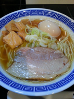 「醤油煮干￥720＋煮玉子￥50」@やましょう中華蕎麦の写真