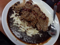 「〖カレーフェア〗チーズ焼肉カレー（並）620円」@東京チカラめし 御徒町1号店の写真