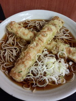「ちくわ天そば」@梅もと 中野店の写真