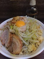 「小 汁なし」@ラーメン二郎 横浜関内店の写真