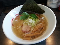 「しおらーめん(並盛・140g)750円」@燵家製麺の写真