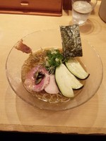 「【期間限定】冷やし塩煮干しそば」@饗 くろ㐂の写真