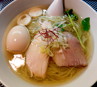 「塩、味玉（900円）」@BumBunBlauCafe with BeeHiveの写真