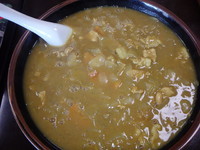 「カレーラーメン(830円)おにぎり(160円)餃子(3ヶ)」@ごはん処 食堂ミサ あらい道の駅店の写真