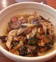 「スタミナ冷し　麺大盛」@ラーメンしょうやの写真