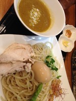 「濃厚鶏白湯魚介つけSOBA 800円」@麺匠 神屋の写真