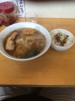 「しみず醤油ラーメン＆ランチちゃーめし」@麺や しみずの写真