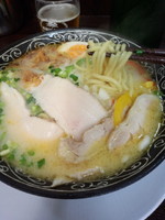 「汁　鶏ポタージュ850円」@丸直の写真