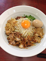 「むジャンキーなまぜそば（限定）味玉＆半ライス。」@麺屋 むじゃきの写真