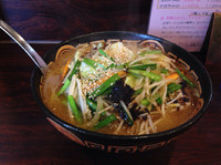 「ミソラーメン・普通味噌・こってり・太麺（大盛り）700円＋200」@一陽軒の写真