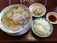 「ラーメンセット／￥1,000」@ざぼんラーメン 与次郎店の写真