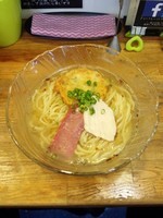 「【限定】伊吹いりこの冷やしそば」@塩つけ麺 灯花の写真