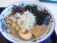 「磯のりあさり塩ラーメン（７８０円）」@らーめん 波市の写真