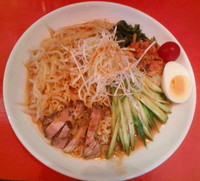 「夏季限定　冷し担々麺　850円」@白河多加水麺 奥我の写真