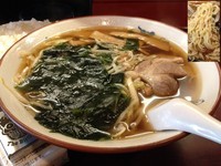 「正油ラーメン（小ライスサービス）」@エース軒の写真