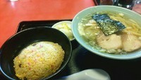 「Ａランチ（ラーメン＋半チャーハン）８５０円」@佐野ラーメン たかのの写真