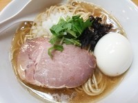 「煮干ソバ（Ｓ）＋出汁打ち込み式味玉 （140717）」@煮干中華ソバ イチカワの写真