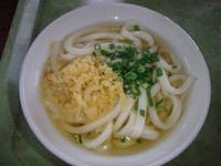 「1玉(150円)」@田村神社 日曜市うどんの写真