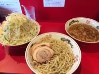 「つけ麺大盛＋豚マシ2枚」@ラーメン英二の写真