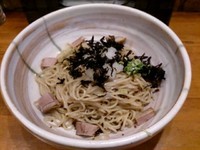 「帆立キノコの潮和えそば 温 M ￥800」@麺場voyageの写真