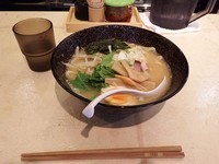 「鶏ガラ和麺」@まきのの写真