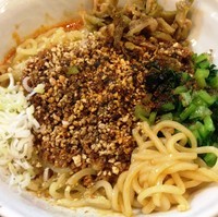 「坦々まぜそば（大盛り350g；辛さマシ）」@油そば 油虎の写真