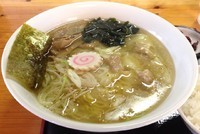 「わんたんめん(塩)＋餃子セット(730円＋250円)」@らぁめん 和の写真